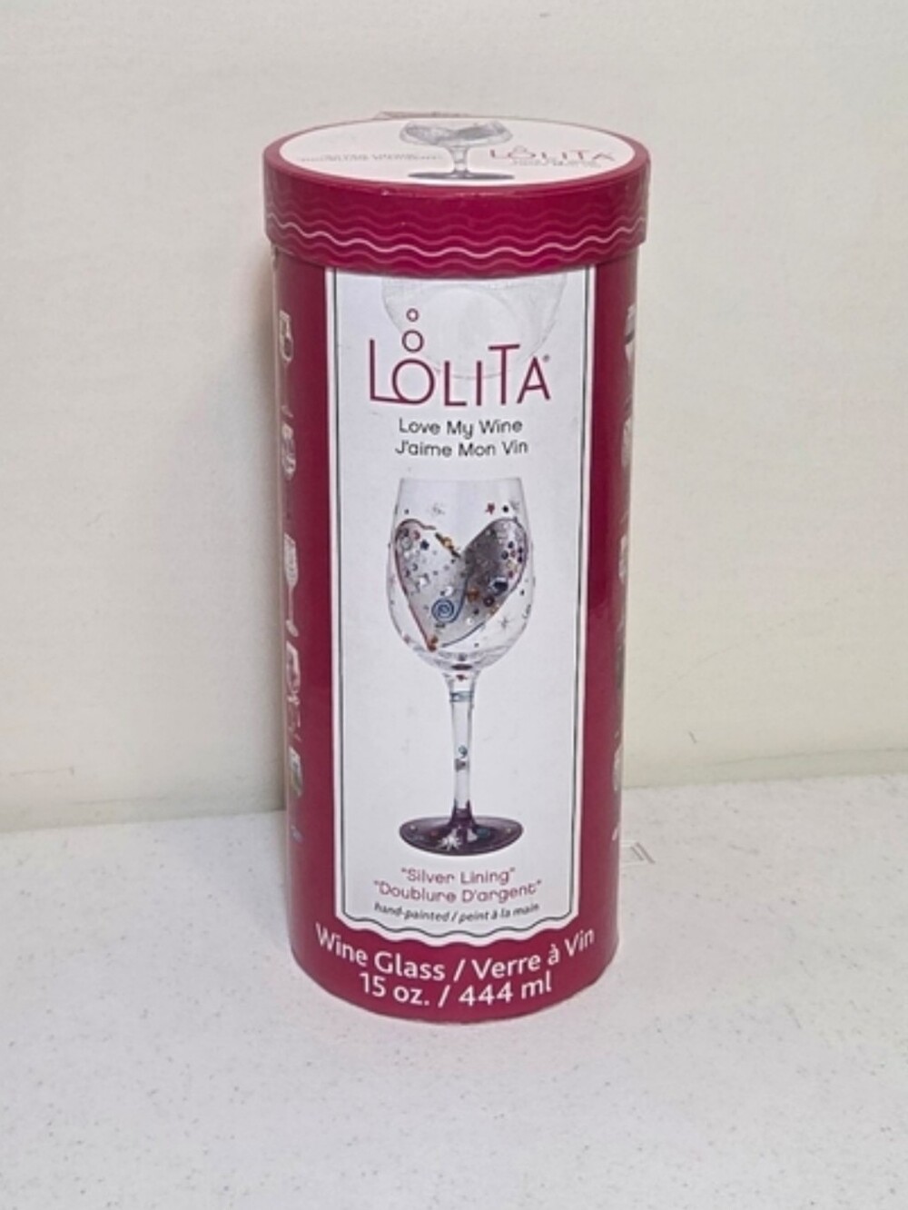 New Lolita Silver Lining Wine Glass